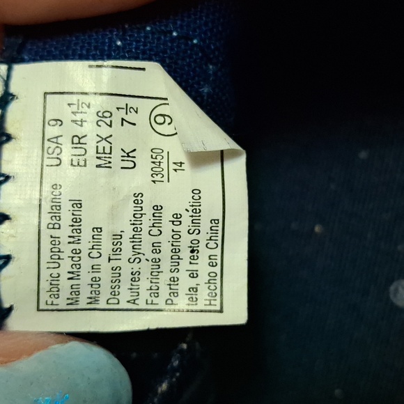 Airwalk Blue Plaid Shoes W 9 - Picture 2 of 5